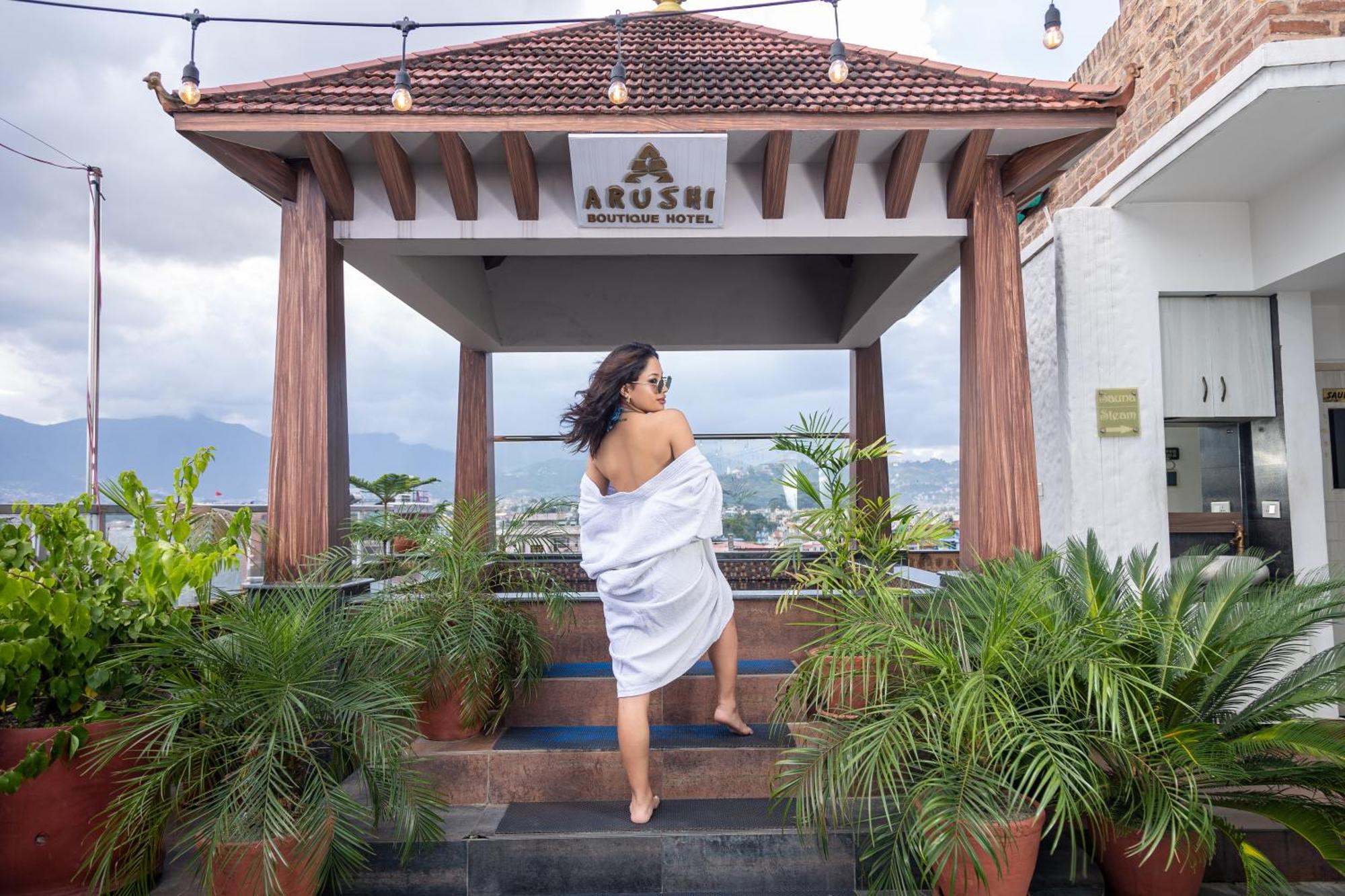 อรุศรี บูทิก โฮเต็ล Hotel กาฐมาณฑุ ภายนอก รูปภาพ